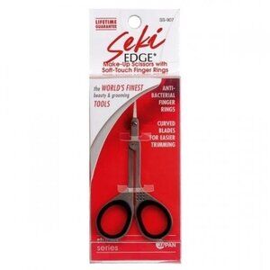 SEKI EDGE Stainless Steel Eyebrow Scissors – new in box